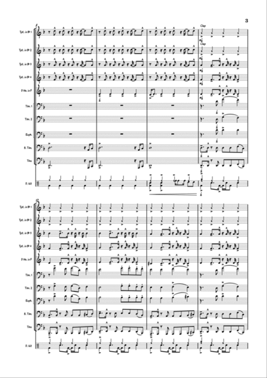 Beggin' Brass Ensemble scores gallery preview page 3