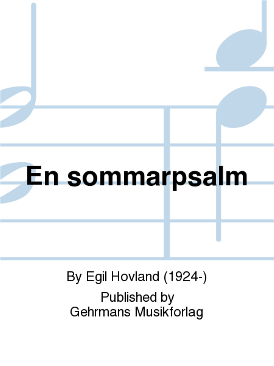 En sommarpsalm