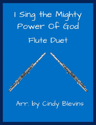 Book cover for I Sing the Mighty Power of God, for Flute Duet
