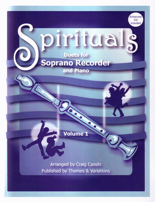 Book cover for Spirituals: Duets for Soprano Recorder and Piano