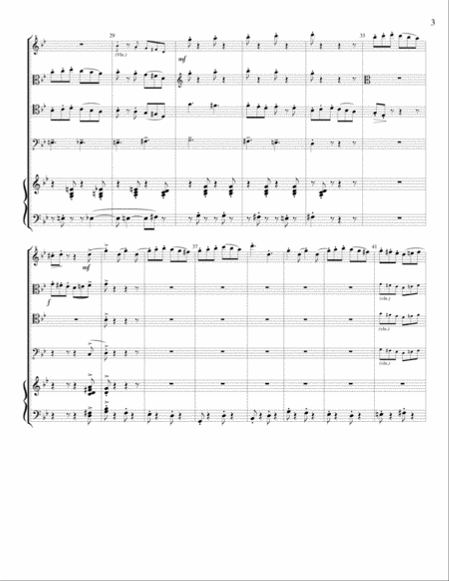 The Gathering Clouds Piano Quintet scores gallery preview page 3
