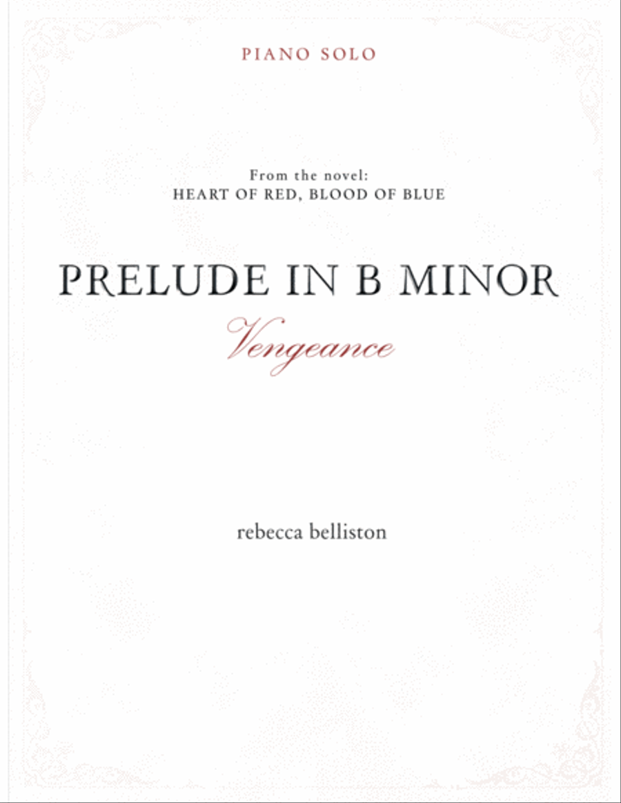 Prelude in B minor: Vengeance Piano Solo scores gallery preview page 1