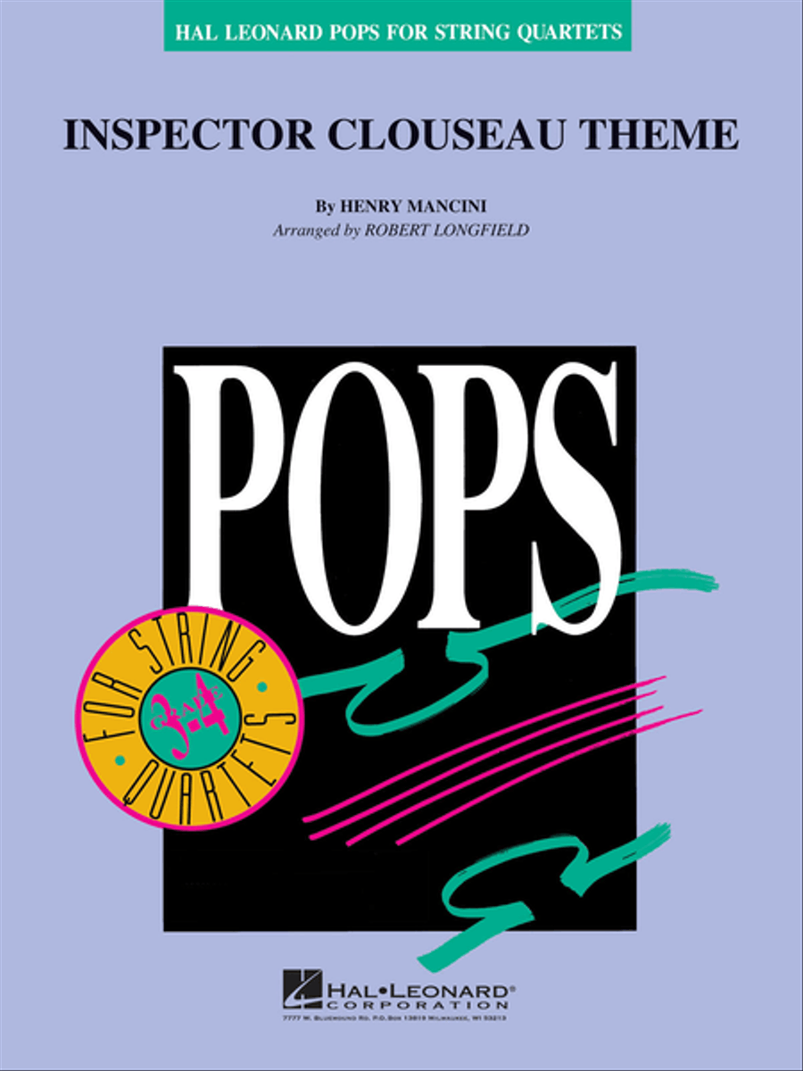 Inspector Clouseau Theme String Quartet scores gallery preview page 1