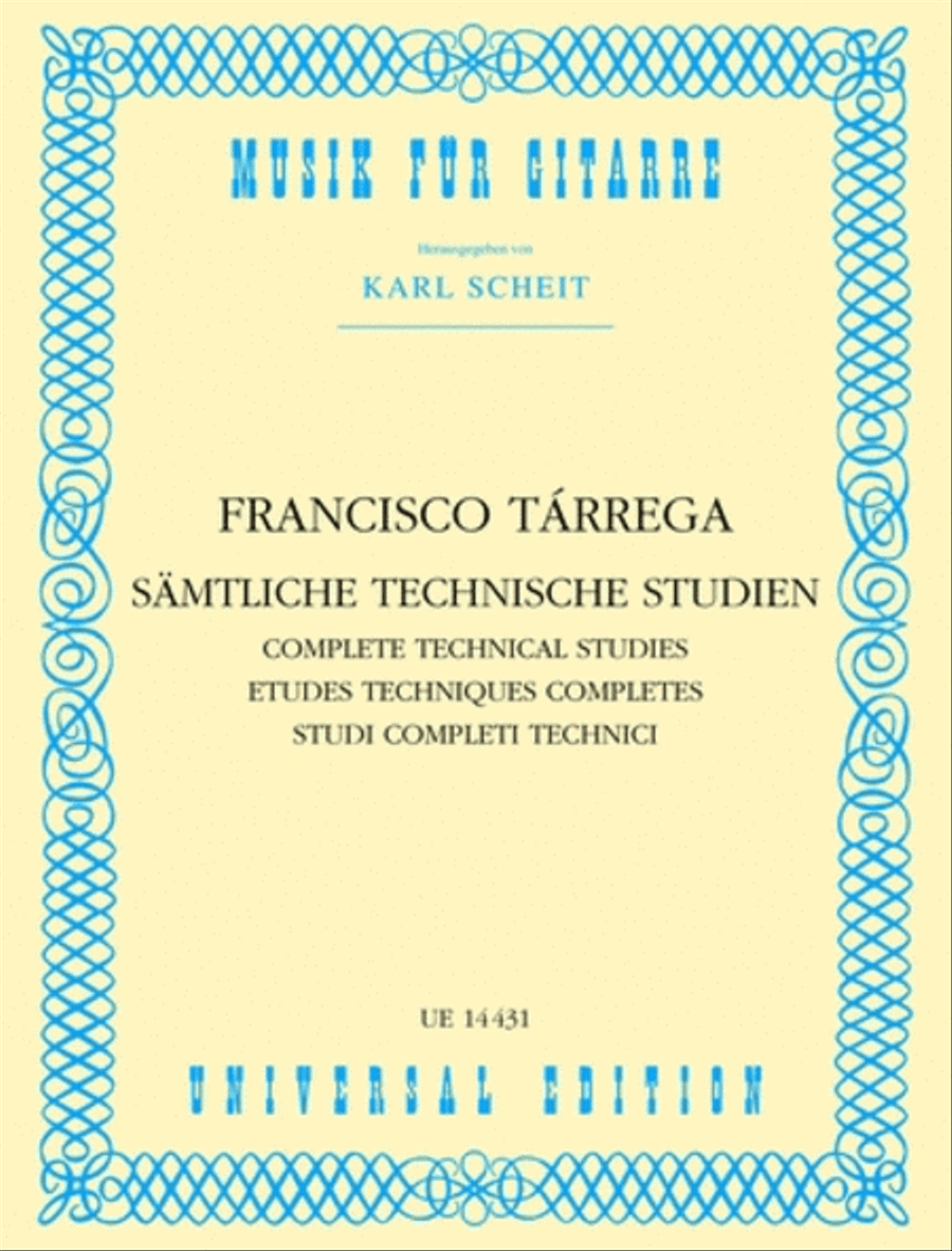 Technical Etudes, Complete, Guitar Chamber Music scores gallery preview page 1