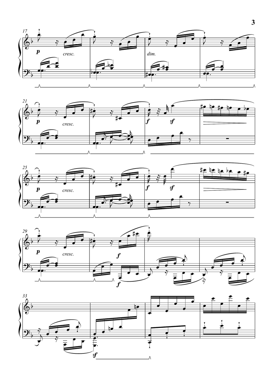 Beethoven: Sonate No. 17 “Tempest”, 3rd Movement, Opus 31, No. 2 (for Piano) Piano Method scores gallery preview page 4