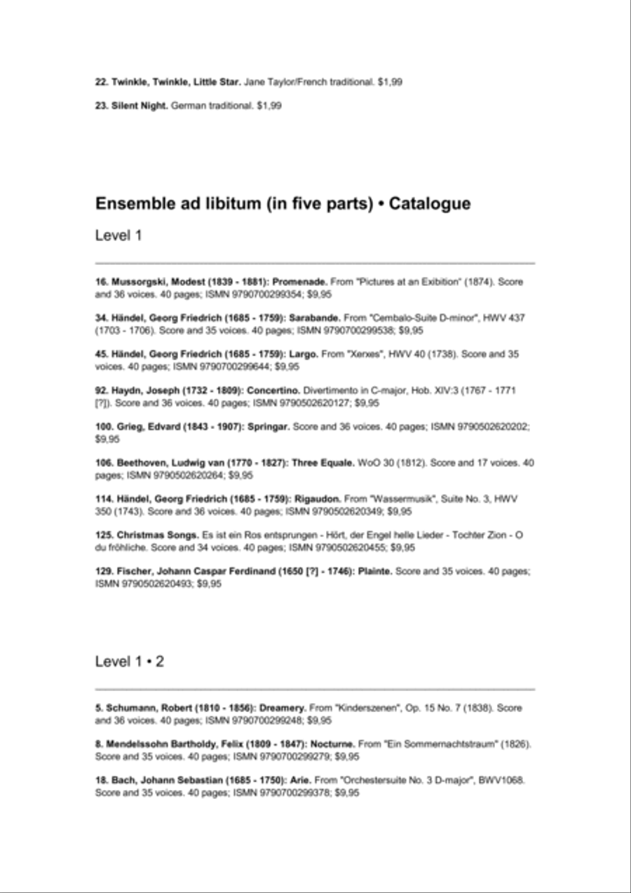 O Come, All Ye Faithful Flute Duet scores gallery preview page 3