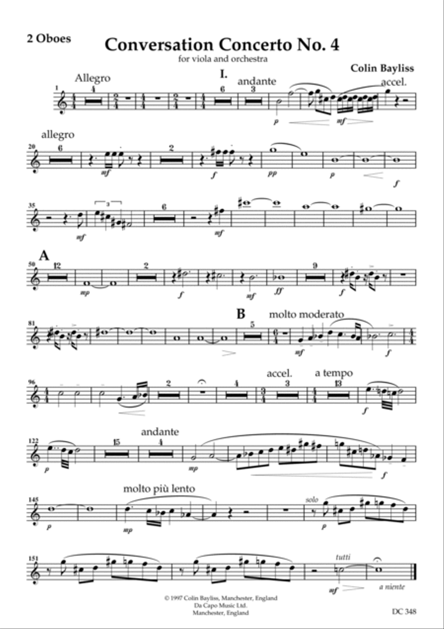 Conversation Concerto No.4 for viola and orchestra [set of parts] Full Orchestra scores gallery preview page 5