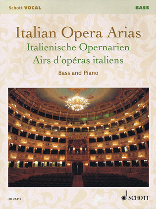 Book cover for Italian Opera Arias