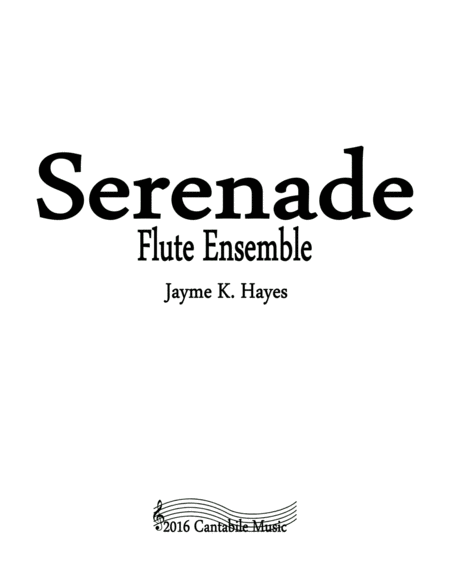 Serenade for Flute Ensemble/Trio image number null