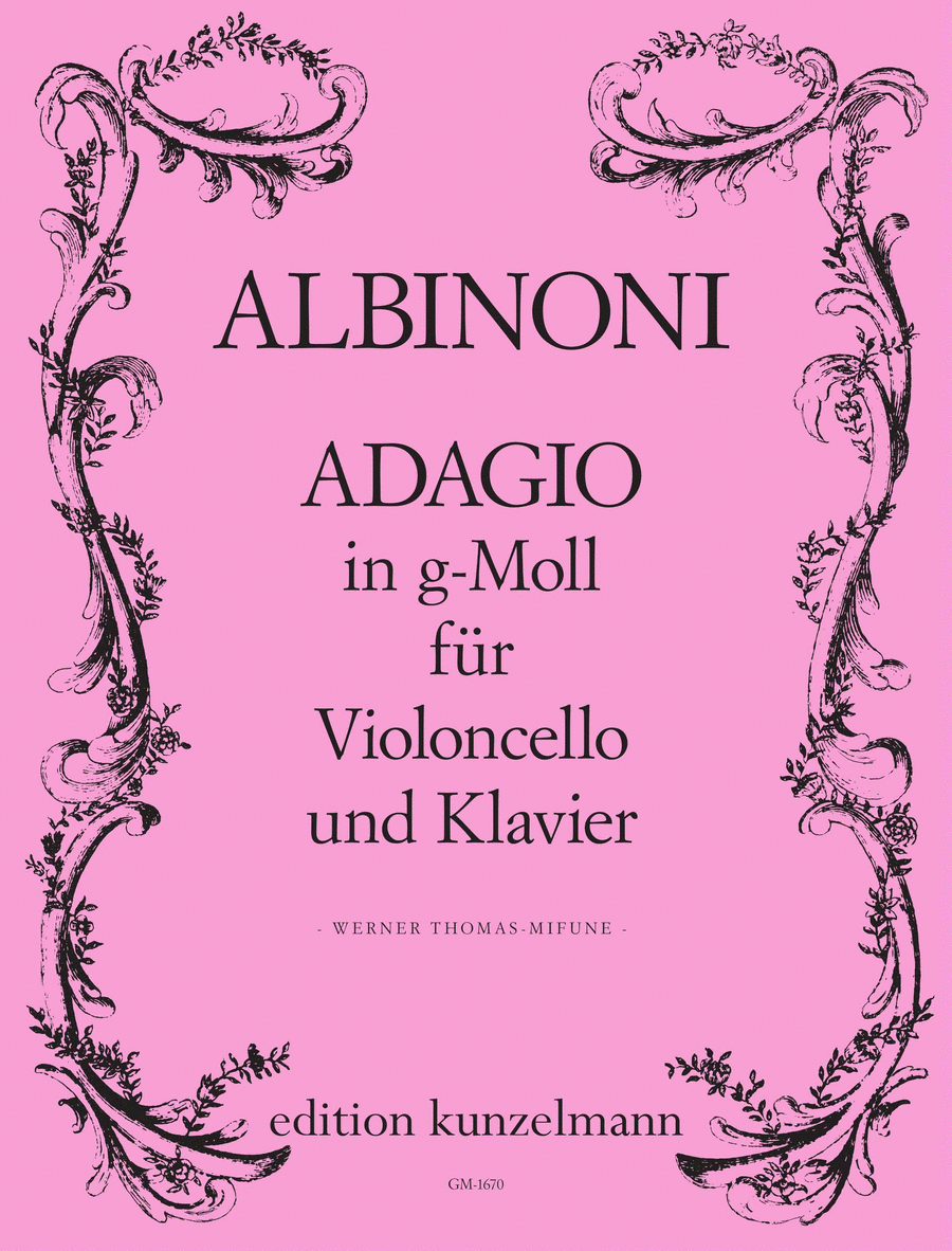 Tomaso Giovanni Albinoni: Adagio in G Minor