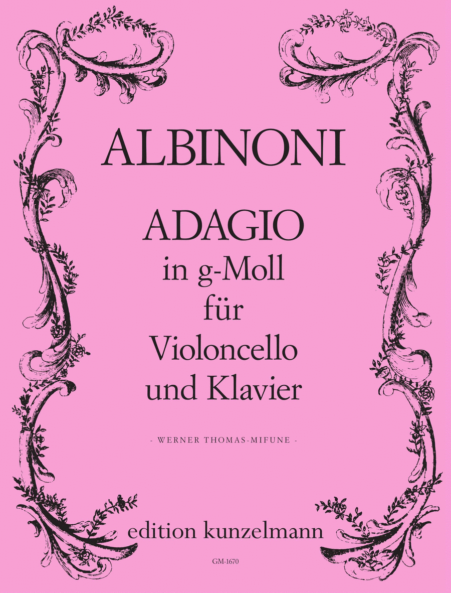 Adagio Piano Accompaniment scores gallery preview page 1