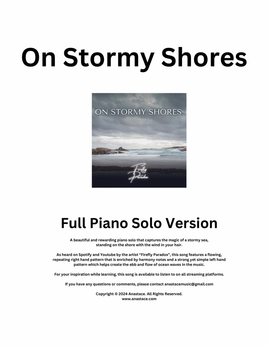 On Stormy Shores Piano Method scores gallery preview page 1
