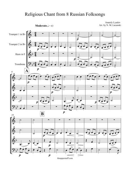 Religious Chant from 8 Russian Folksongs image number null