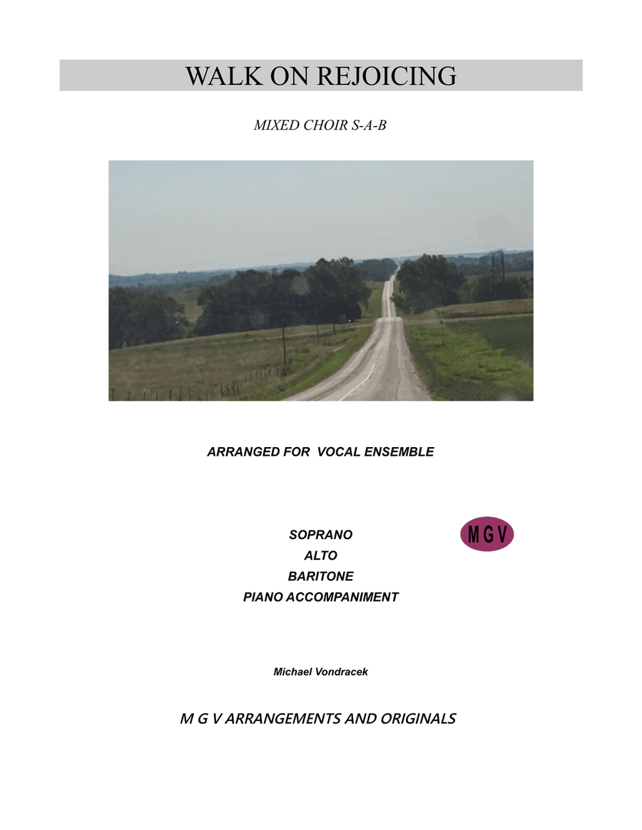 WALK ON REJOICING WALK ON REJOICING 3-Part scores gallery preview page 1