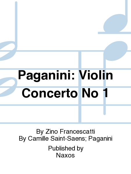 Paganini: Violin Concerto No 1