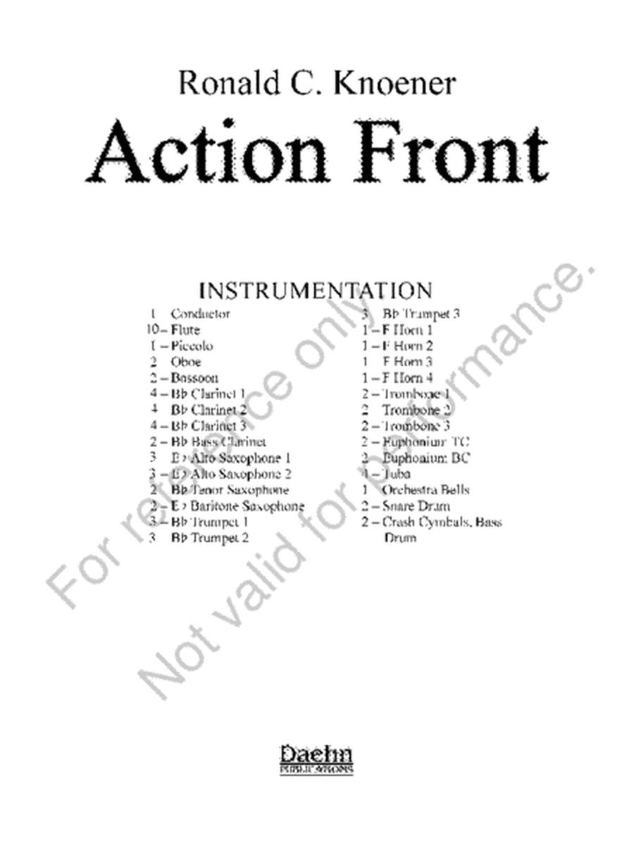 Action Front image number null