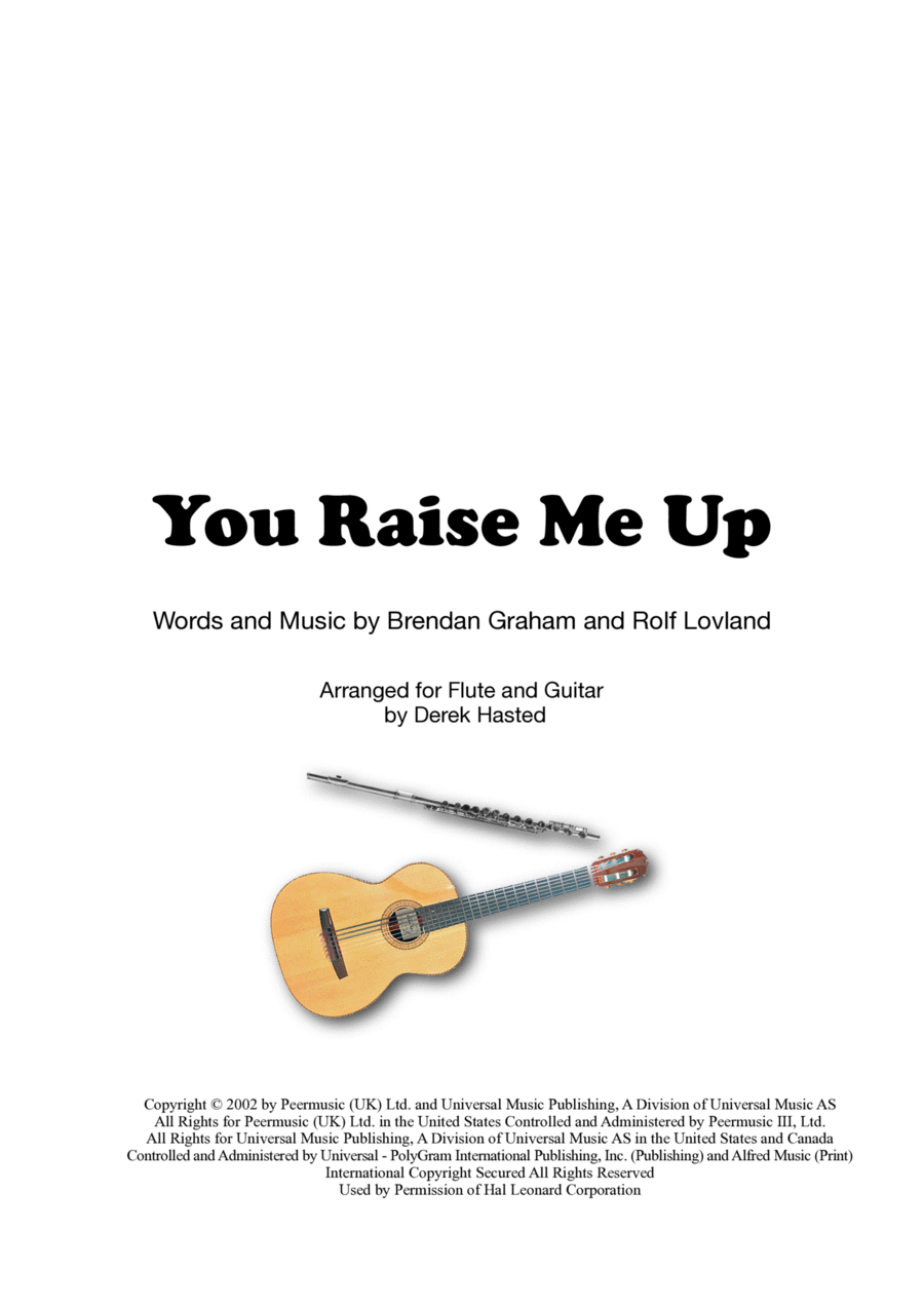 You Raise Me Up Flute scores gallery preview page 1
