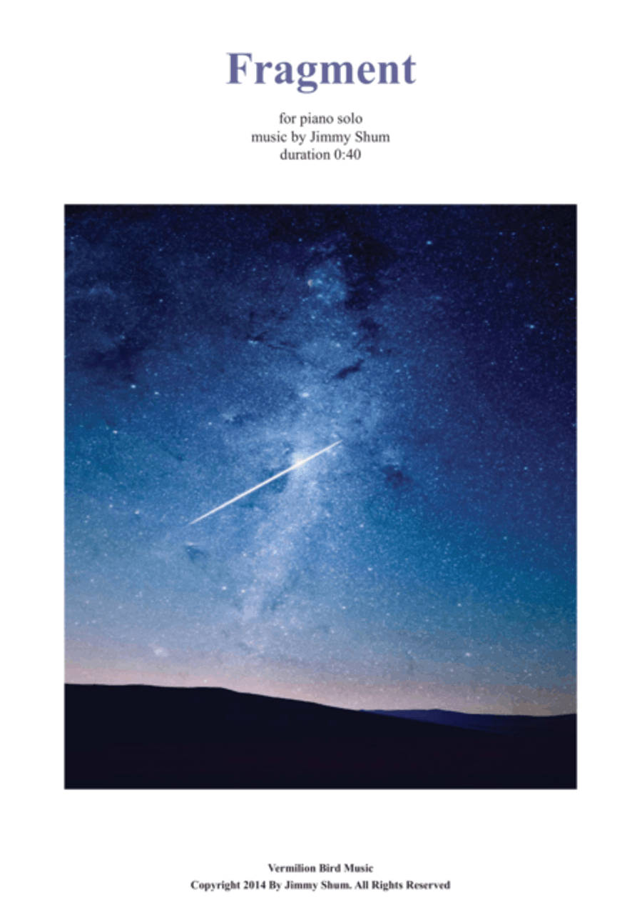 Fragment Fragment Piano Solo scores gallery preview page 1