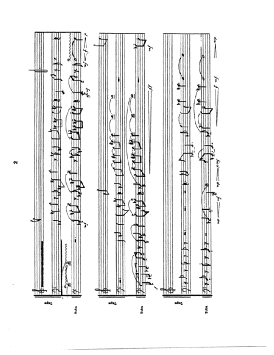 Three for One Tuba scores gallery preview page 5