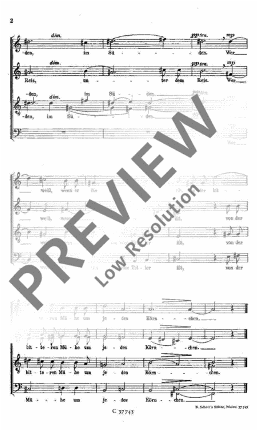 Chinesische Jahreszeiten 4-Part scores gallery preview page 3