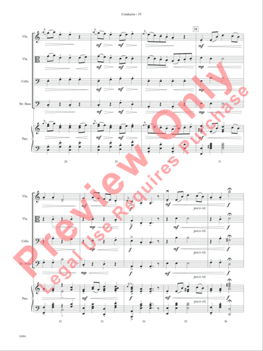 Around the World in One Concert String Orchestra scores gallery preview page 20