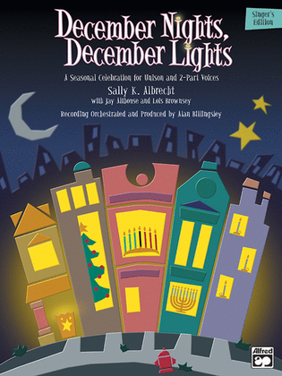 Book cover for December Nights, December Lights - Score & Singer 5 Pak