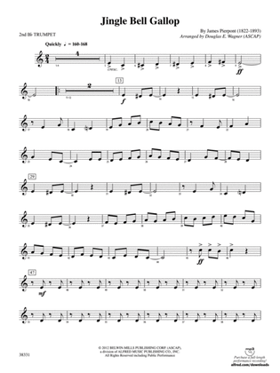 Jingle Bell Gallop: 2nd B-flat Trumpet