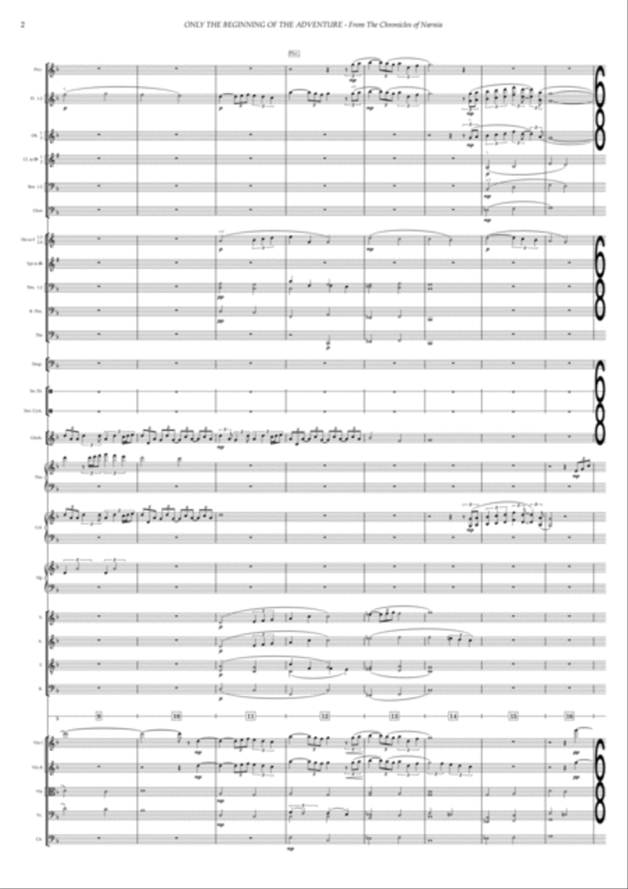 Only The Beginning Of The Adventure Full Orchestra scores gallery preview page 5