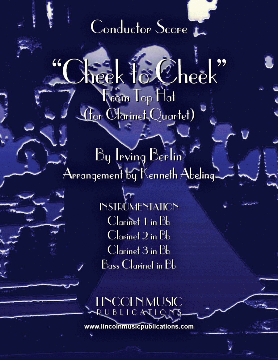 Cheek To Cheek Clarinet Quartet scores gallery preview page 1