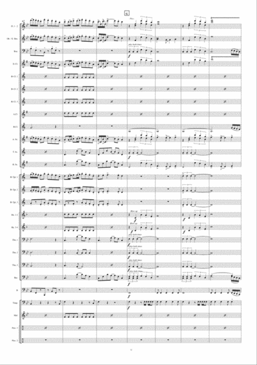 Simi Jadech Concert Band scores gallery preview page 13