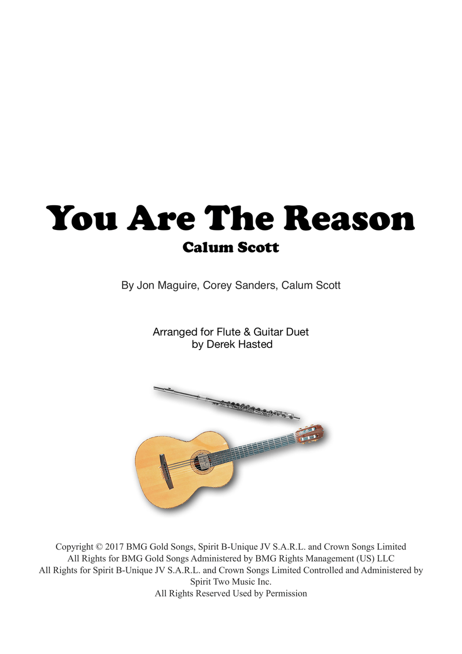 You Are The Reason Flute scores gallery preview page 1