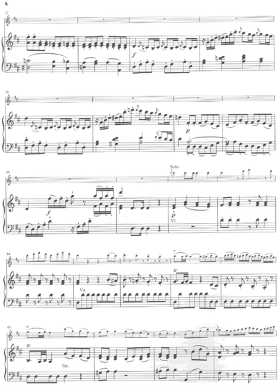 Violin Concerto No. 4 in D Major K218 Violin Solo scores gallery preview page 4