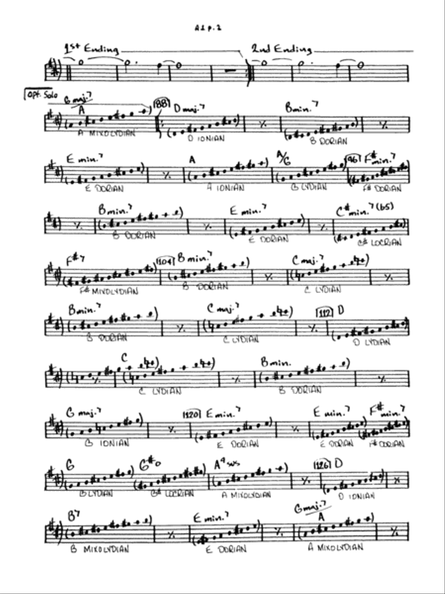 Feels So Good: E-flat Alto Saxophone Jazz Ensemble scores gallery preview page 2