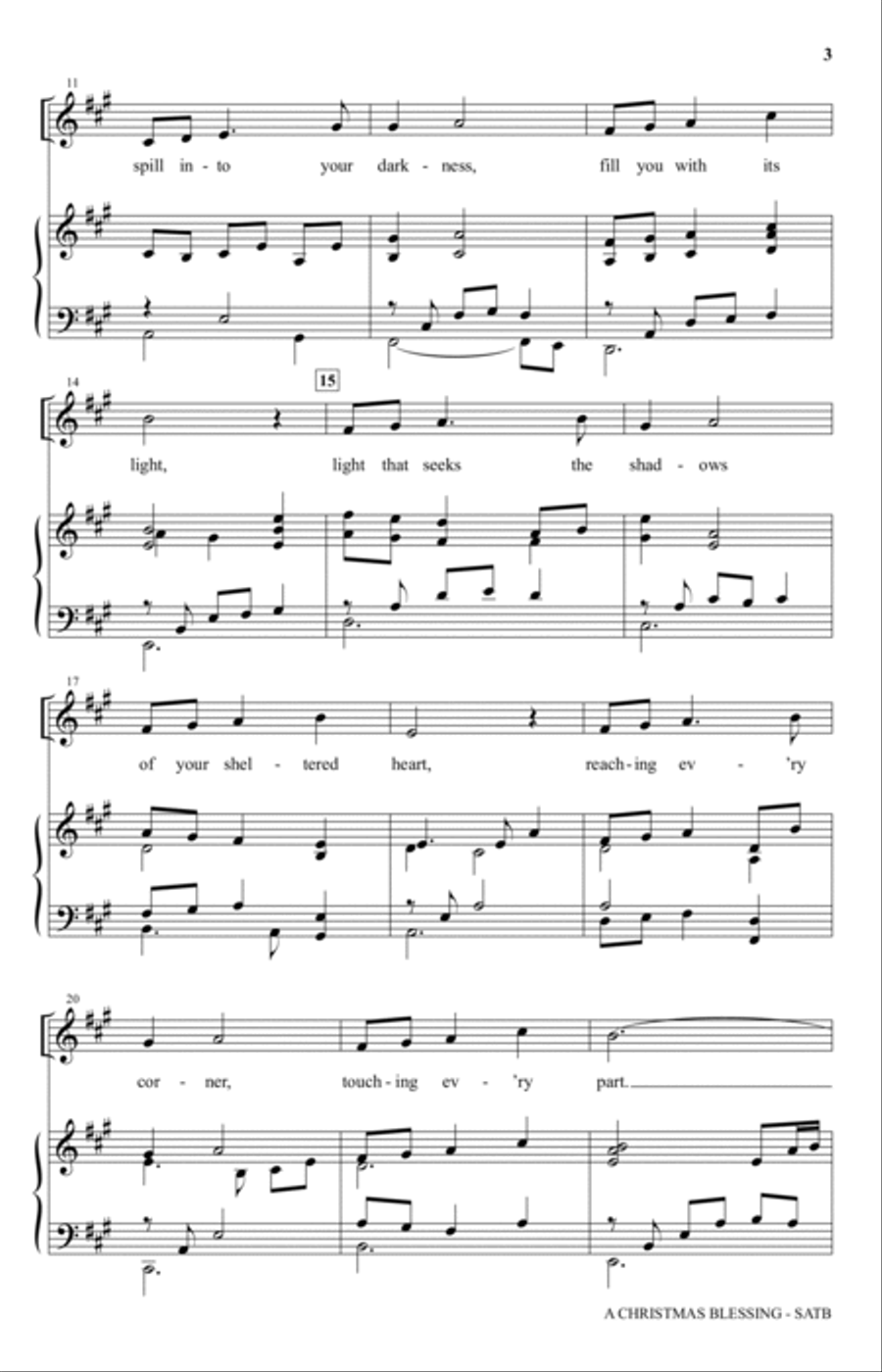 A Christmas Blessing A Christmas Blessing 4-Part scores gallery preview page 2