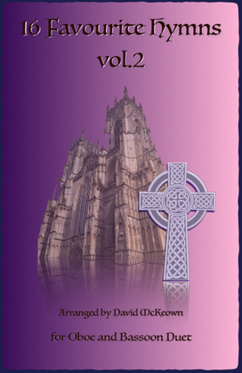 Book cover for 16 Favourite Hymns Vol.2 for Oboe and Bassoon Duet