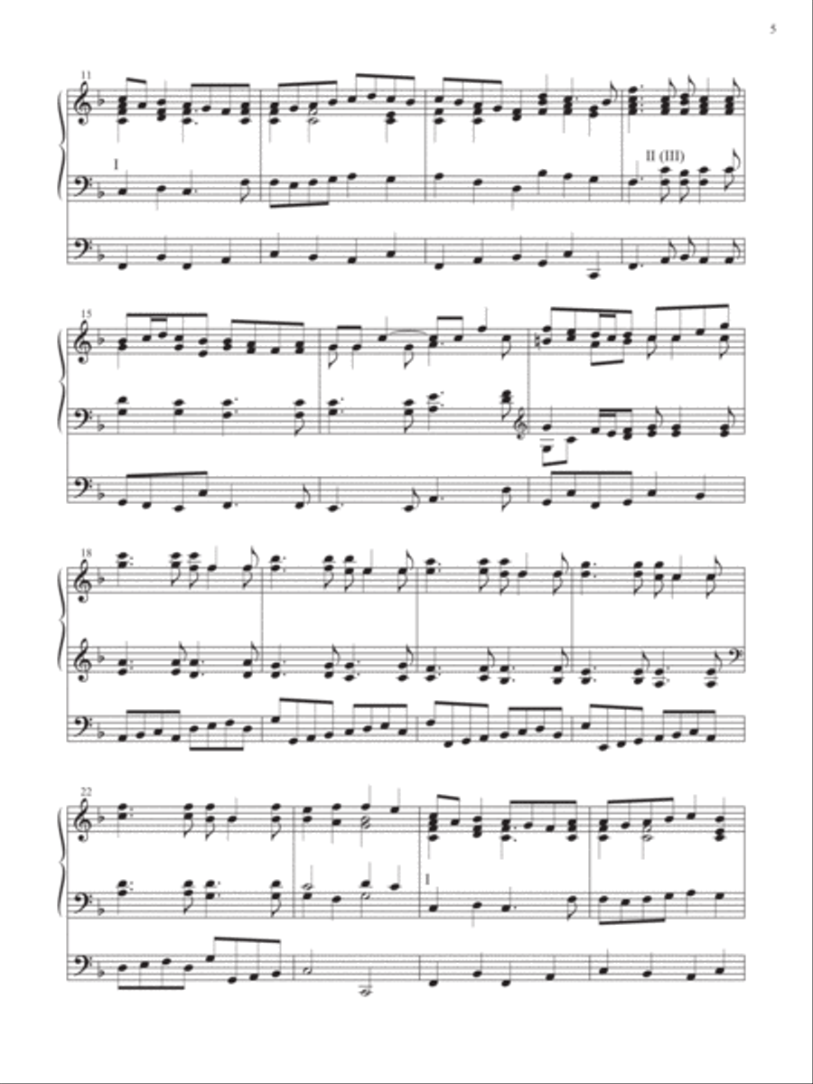 God of Grace (in F and G) Organ scores gallery preview page 2