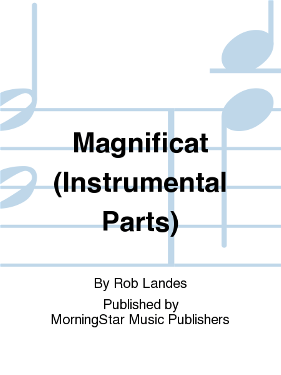 Magnificat (Instrumental Parts) Choir scores gallery preview page 1