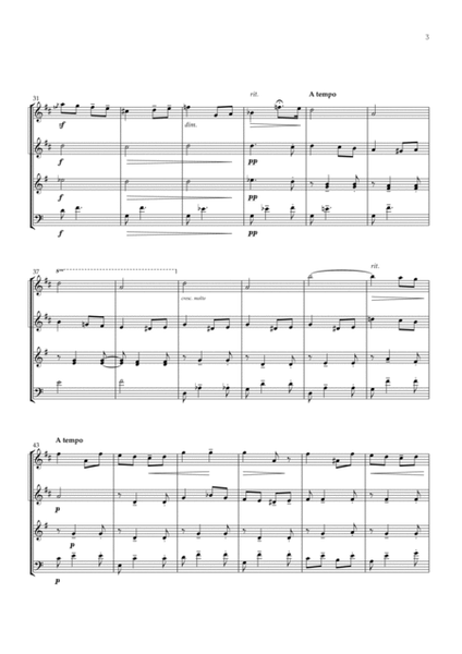 Salut D’amour (Brass Quartet) - Edward Elgar image number null