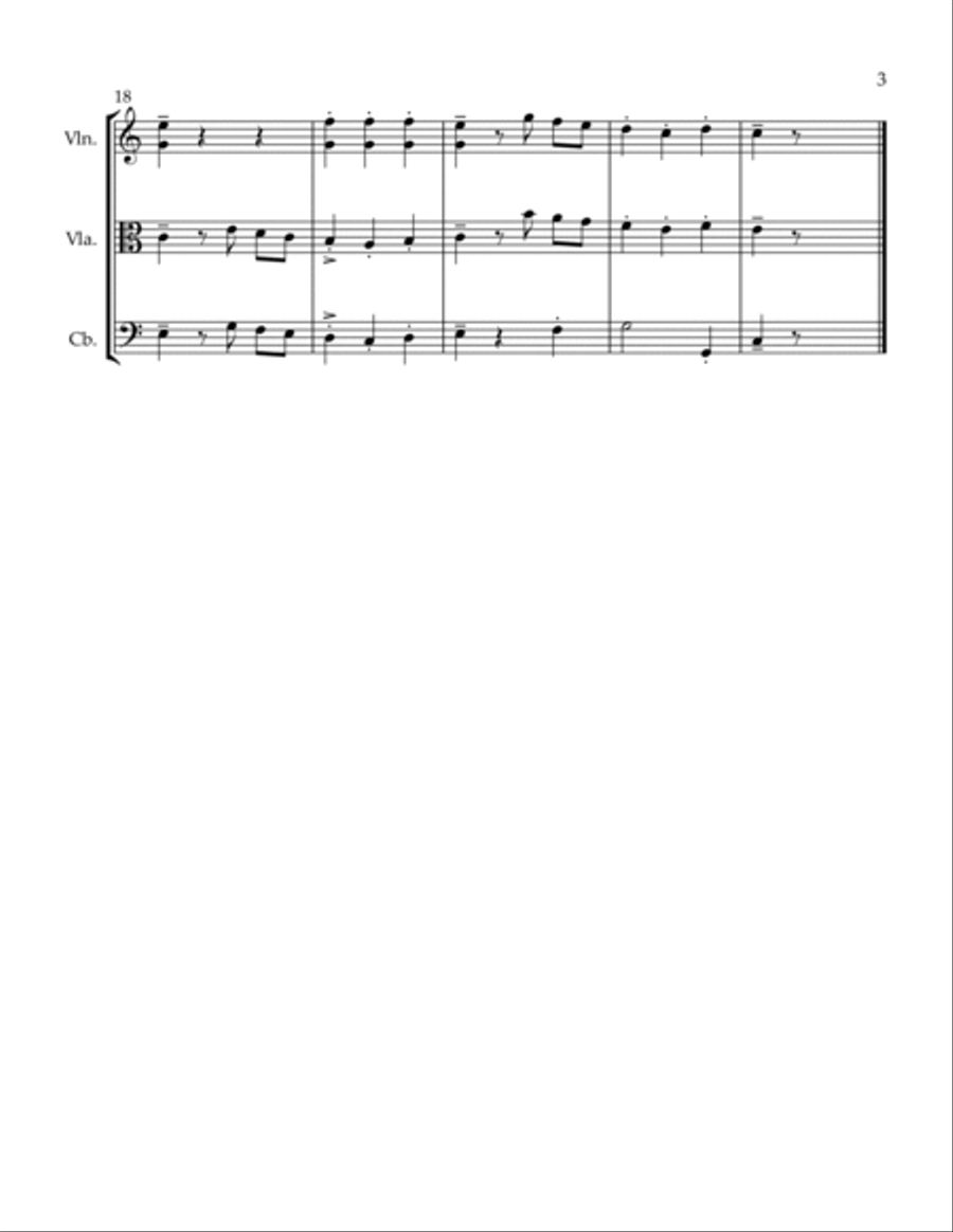 Menuetto Menuetto String Trio scores gallery preview page 3