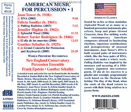 Volume 1: American Music for Percus image number null