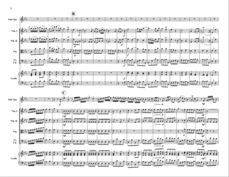 Concerto in Eb Chamber Orchestra scores gallery preview page 2