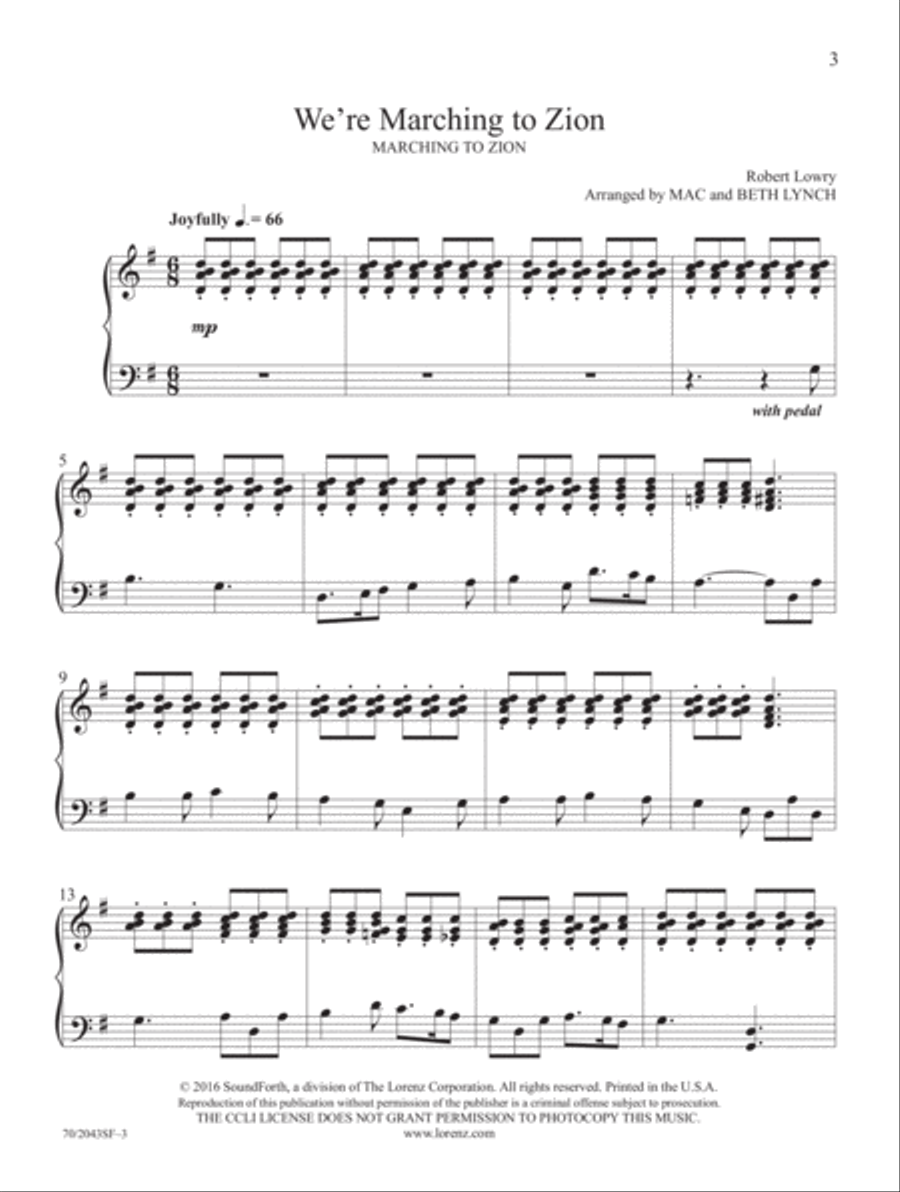 Worthy of Praise Piano Solo scores gallery preview page 2