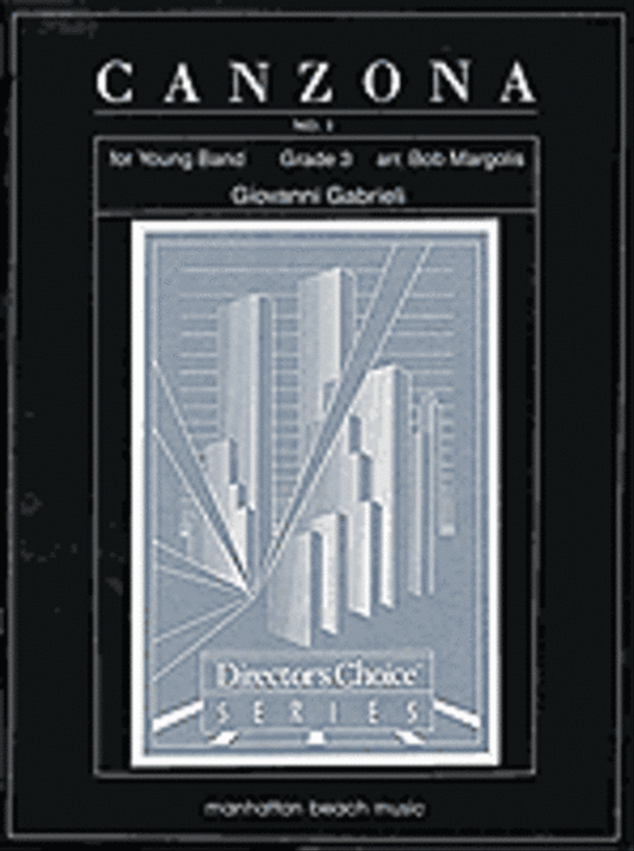 Canzona No. 1 Canzona No. 1 Concert Band scores gallery preview page 1