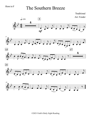 The Southern Breeze (Easy) (For Horn in F and Piano)