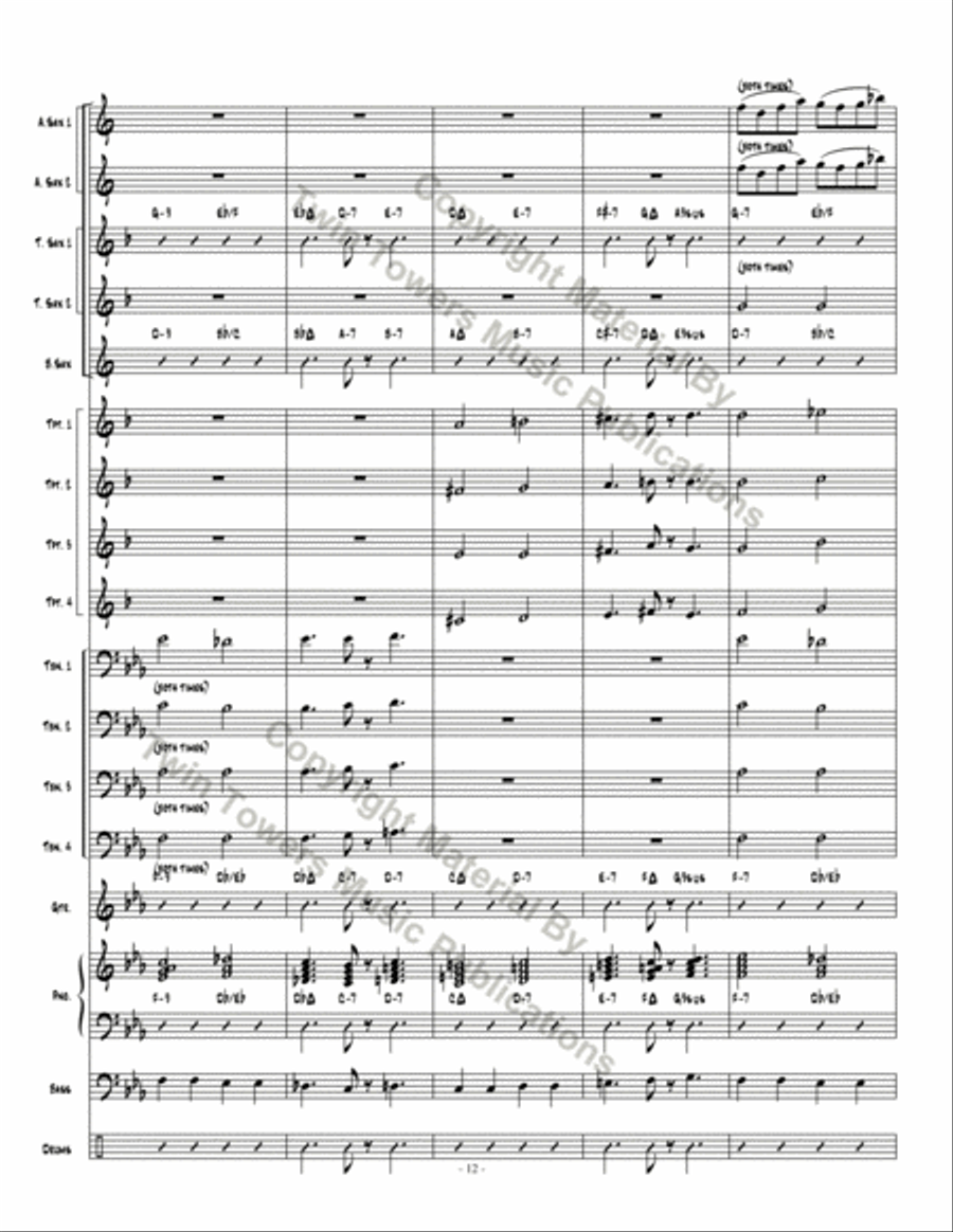 Dakashuffle Dakashuffle Jazz Ensemble scores gallery preview page 13