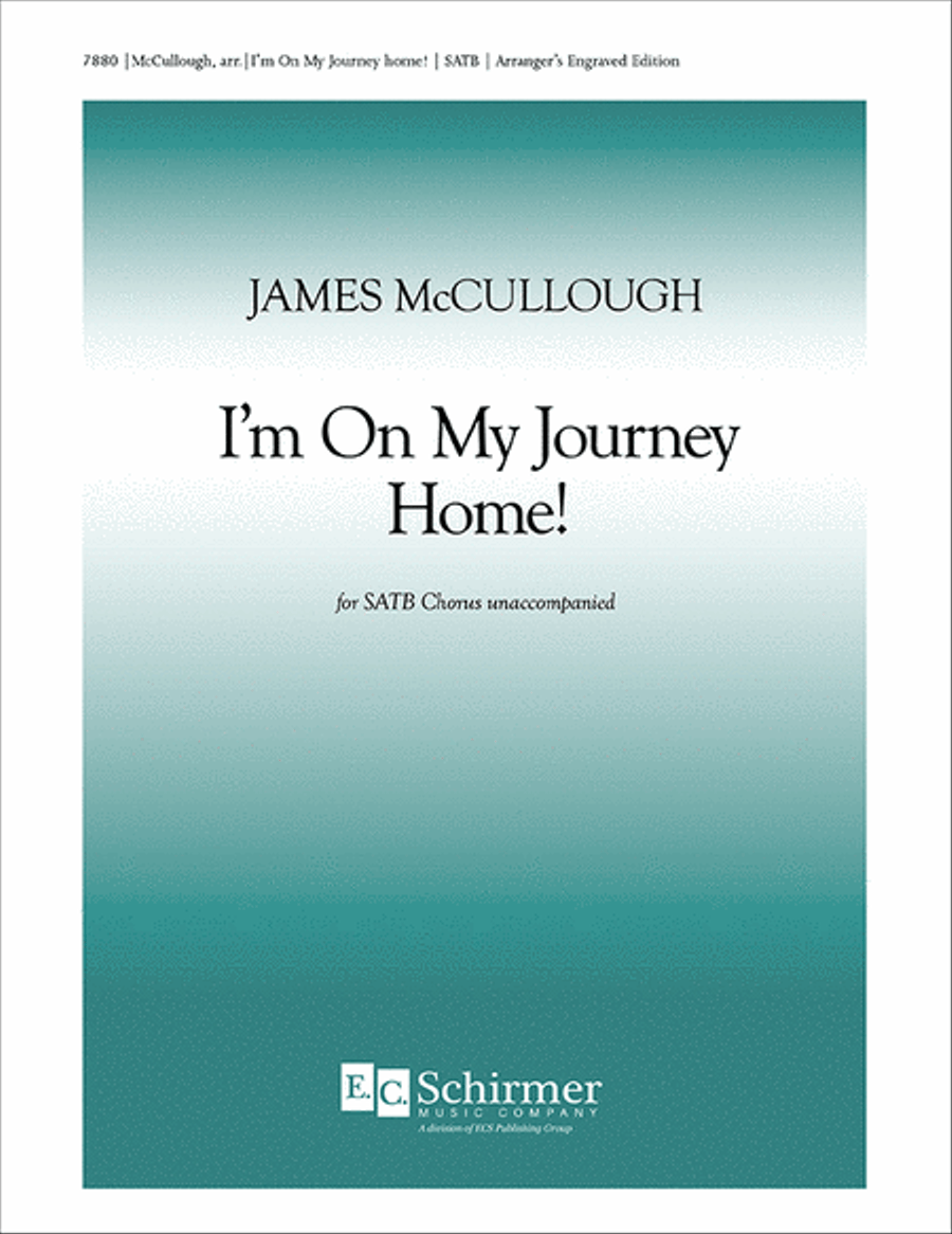 I'm On My Journey Home! 4-Part scores gallery preview page 1