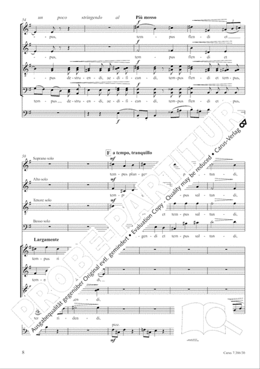Omnia tempus habent Omnia tempus habent Divisi scores gallery preview page 8