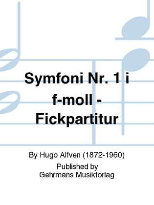 Symfoni Nr. 1 i f-moll - Fickpartitur