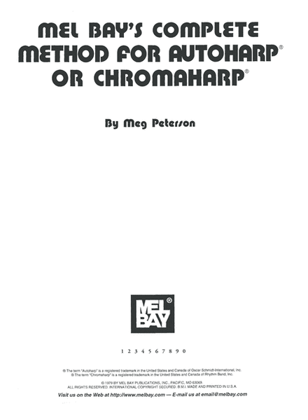 Complete Method for Autoharp or Chromaharp image number null