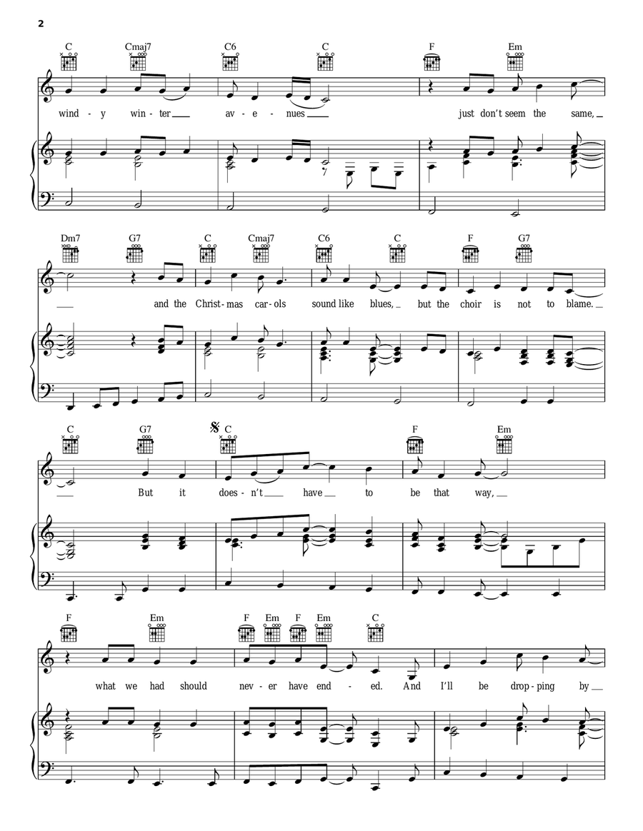 It Doesn't Have To Be That Way Piano, Vocal, Guitar scores gallery preview page 2